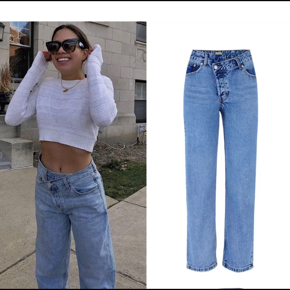 Asymmetric jeans